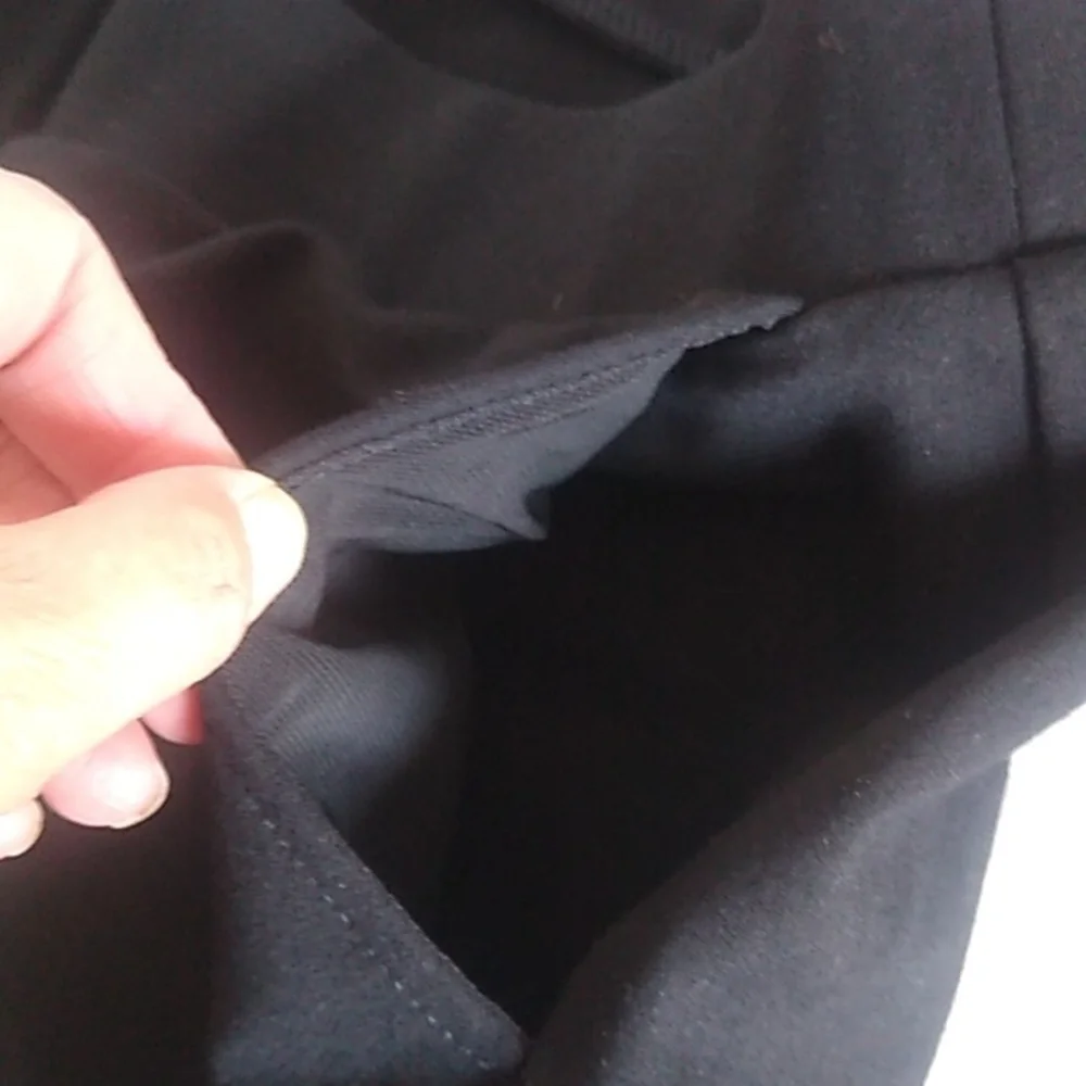 Torrid Womens Pants Taper Ponte Black size 0 12 Large Pull On Office Party - Picture 13 of 14